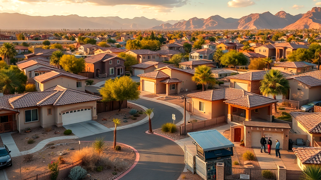 image of suburban neighbohood in arizona